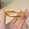 Tienda de Oro Mismo Estilo Oro Arena Antigua Corazón Esmerilado Sutra Loto Pulsera Cerrada Herencia Simple Espalda de Caracol Pulsera Estilo Tendencia Nacional