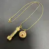 Marca Tailandesa Hecho a Mano Succión Estrella de Arroz Tubo Regal Collar Mujeres Lujo Ligero Moda Joyería Simple Personalidad Joker Mayoreo