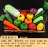 Modelo de espuma de vegetais e frutas pimenta cenoura pepino abóbora alho milho decoração material didático infantil