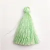 Joias artesanais DIY franja material de poliéster barba brincos acessórios de vestuário 3-4cm grampo de cabelo acessórios de cabelo franja colorida