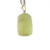 Colgante del Zodiaco Chino de Jade Afgano Color Jade Hetian Natural, Colgante de Jade para el Año del Caballo, Collar con Colgante del Año de Nacimiento