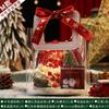 Conjunto de Presente Criativo de Natal Saco de Presente de Mão Vermelha Caixa de Maçã da Véspera de Natal para Colegas Namorada