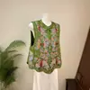 Chaleco jacquard con bordado pesado étnico estilo chino nuevo Zhi Li, nuevo modelo principios de otoño 2026, chaleco de cuello alto