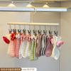 Organizador de Armazenamento de Calças de Bebê com Múltiplos Ganchos, Cabide de Roupas de Bebê para Guarda-Roupa Doméstico, Antiderrapante, Varal Especial para Bebês