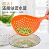 Atacado de fábrica escumador estilo japonês, coador de cozinha doméstico, escumador grande para macarrão resistente a altas temperaturas, coador de bolinho com drenagem de água
