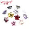 Zircón de Forma de Flor de Ciruelo de Color 5A Piedra Suelta Zirconia Pentagonal Gema Artificial con Parte Posterior Puntiaguda Cz Venta Directa de Fábrica Mayorista