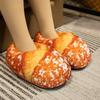 Nuevas Pantuflas de Algodón con Galletas de Pan Durián Maíz Comida Invierno Interior Cálido Pareja Zapatos Divertidos Venta al por Mayor