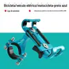 Bicicleta liga de alumínio fixo quadro do telefone móvel equitação bicicleta bateria elétrica carro suporte de navegação da motocicleta