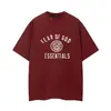 Camiseta Unisex Casual Básica com Estampa de Letras, Manga Curta, Estilo Tendência Transfronteiriça