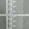 Renda Bordada de Seda Leite Renda de Malha Renda Lolita Punho Saia Renda Malha Renda de Seda Leite