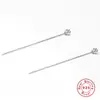 Brincos de Prata Esterlina S925 com Seis Garras e Diamante Único Brincos com Franja Brincos Estilo Celebridade da Internet TikTok Mesma Peça Brincos Exquisitos de Nicho com Cravação de Diamantes