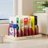 Prateleira de Armazenamento para Temperos em Sachê de Cozinha, Prateleira de Temperos para Bancada com Drenagem de Louça, Prateleira de Armazenamento Multifuncional para Frascos e Potes de Temperos