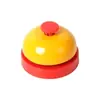 Set de Campana Metálica para Responder con Campana de Aplauso Manual, Micrófono Campana para Llamar a Mascotas, Campana de Servicio de Presión Manual Ayuda Didáctica