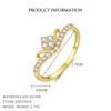 Anillo Vintage Tallado con Diamantes S925 de Plata de Ley Europea y Americana para Mujer, Anillo Apilable de Estilo Commuter Simple y Versátil, Venta al por Mayor Transfronteriza