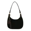 Bolso de hombro retro de gamuza transfronterizo, nuevo estilo de comercio exterior, bolso tote casual, diseño de alta gama, adecuado para ir al trabajo, y disponible para venta al por mayor personalizada