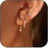 Brincos Quadrados Mais Vendidos da Amazon, Personalizados, Modernos e Exquisitos para Mulheres, Acessórios Simples e Versáteis para o Dia a Dia