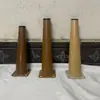 Patas de Sofá de Hierro Color Madera Patas de Hardware Patas Metálicas Patas Cónicas Oblicuas Patas de Mesa de Café Patas de Soporte para Muebles Patas de Gabinete Patas de Mesa
