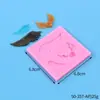 Molde de silicone para brinco redondo grande e pequeno diy molde de silicone para pingente de borboleta e coração resina epóxi artesanal