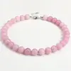 Collar de Perlas de Piedra de Litio Morada de Moda Europea y Americana para Mujer, Gargantilla en Capas Hecha a Mano de Gama Alta, Cadena para Clavícula, Fabricante de Joyería Transfronteriza