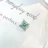 Arete de Titanio F-136 con Patrón de Rombo G23 Titanio Rosca Interna Stud para Labio Arete Joyería para Piercing Cabeza
