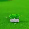 Jardinagem em miniatura, paisagismo com musgo, casa pequena, vila, modelo de castelo, acessórios decorativos DIY, miniaturas