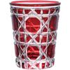 Copa de cristal hecha a mano con estilo Ins, copa de whisky tallada creativa, copa de vino, taza de agua estilo Mori fresca, taza de té para mujer