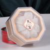 Etiqueta de flor de ameixa tridimensional estampada em ouro ninho de pássaro Dendrobium tangeri Yuanbei pepino do mar abalone adesivo de presente precioso