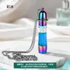 Nuevo Encendedor de Queroseno con Tanque de Aceite Transparente, Diseño Elegante de Cintura, Colgante de Collar de Moda, Rueda de Pedernal Personalizada, Llama Abierta, Venta al por Mayor desde el Fabricante