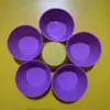 Disponível em Estoque Forminhas Redondas de Silicone para Muffin, Forminhas para Tarte de Ovo, Forminhas para Pudim, Forminhas para Bolo, Moldes para Velas DIY, Reutilizáveis