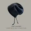 Gorro de punto tipo japonés con cordón para la cabeza, pequeño, casual, versátil, color liso, para otoño e invierno, para hombres y mujeres