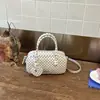 Yuezi 2026 Verano Bolso Cruzado de Moda con Lunares Bolso de Mano Versátil Lindo Moderno Elegante Bolso Cruzado
