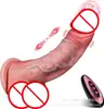 Emperador Romano Silicona Líquida Realista Vibratorio Calefactor Juguete Sexual Femenino Máquina de Empuje