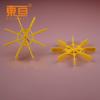 80102A amarelo 80 roda brilhante roda brilhante universal roda brilhante regular tecnologia modificada peças de pequena produção furo de 2mm