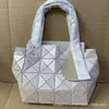 Bolso Original Japonés Acolchado Geométrico de Diamantes Nuevo Bolso de Hombro Cuadrado Grande en Forma de Diamante Estilo Commuter para Mujer