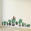 Shangyi SP-A025 Calcomanías de Pared de Cactus de Dibujos Animados Autoadhesivas Decoración de Pared de Fondo para Sala de Estar Dormitorio Venta al por Mayor Transfronteriza Calcomanías de Pared
