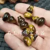Pingente de jade Buda Guanyin de pedra Olho de Tigre, pingente de garra de gato paisagem Dragão do zodíaco de pedra Olho de Tigre, pingente de colar de jade
