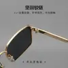 Gafas de Sol Cuadradas de Metal Nuevas en Stock para Hombre, Gafas de Sol Modernas y Sencillas para Mujer, Monturas para Gafas de Prescripción, Gafas sin Prescripción, Transfronterizo