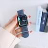 Adecuado para Apple Iwatchs10 Metal Acero Inoxidable S 11m Lanis Color Block Cola Redonda Magnético 9Correa de Reloj Ultra