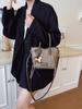 Bolso de Cubo de Color Contrastante de Alta Gama 2025 Nuevo Estilo para Mujer Verano Desplazamiento Casual Moderno Bandolera de Un Hombro
