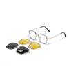 Gafas Xunge 2024 Nuevas Gafas de Sol Polarizadas Cuadradas para Mujer Montura Grande Juego Polarizado Gafas de Sol Metálicas para Hombre