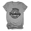 ¡Advertencia! Camiseta Informal de Manga Corta con Cuello Redondo para Mujer, Comercio Exterior Transfronterizo de Ebay Europeo y Americano, Amazon