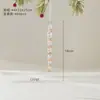 Decoração de Natal de Novo Produto Transfronteiriça Pingente de Metal Acrílico Transparente Cordão para Pendurar Decoração de Árvore de Natal Pingente Pingente