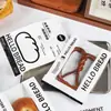 Bolsas de Empaque para Pan Bagel de Moda, Bolsas de Empaque Alcalino para Pan Europeo, Bolsas para Pan Tostado con Ventana Transparente, Venta al por Mayor Comercial