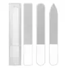 Lixa de Unha de Vidro Nano, Ferramenta de Polimento e Brilho para Manicure, Ferramenta de Lixa de Unha de Vidro Transparente