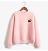 Sudadera con capucha de cuello redondo simple con estampado de animales 2024, Otoño e Invierno, Casual, Jersey de cuello redondo, Más vendidos