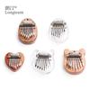 Mini kalimba Fábrica Madera Sólida Kalimba 8 Tonos Mini Pulgar Ocho Tonos Dedo Cristal Kalimba