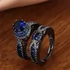 AliExpress Amazon nuevo anillo de circonita incrustada en cobre comercio electrónico transfronterizo anillo europeo y americano para hombres y mujeres venta al por mayor
