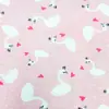 Capa para bolsa de roupas de algodão estampado, malha de algodão classe A para bebês, 300 peças, estampado, dupla face