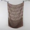 Bufanda de Algodón con Hilo Irregular Estampado de Serpiente de Seda Delgada para Primavera y Verano Bufanda Larga Multifuncional para Viajes Protector Solar para Mujeres