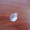 Accesorios de Gancho Transparente sin Rastro Flor de Ciruelo Manzana Gancho General Hebilla en U Gancho de Tarjeta de Alambre de Hierro Fabricante de Plástico Venta al por Mayor